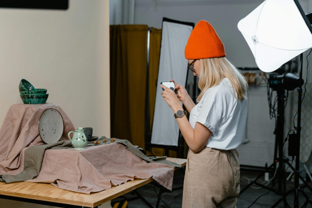 fotografar sua ceramica